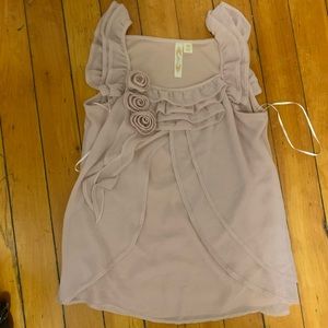 Loose fitting tank top pink size medium